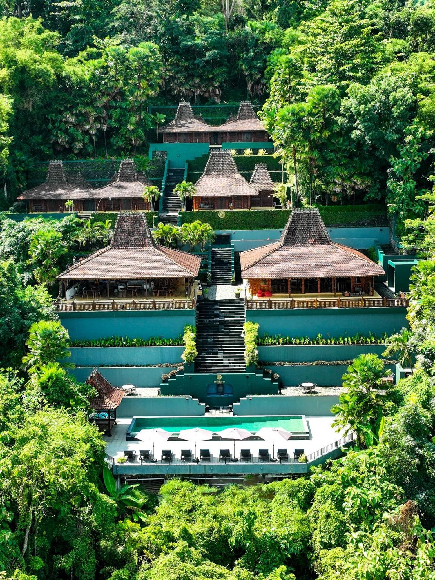 Villa Borobudur Resort Magelang Exterior foto
